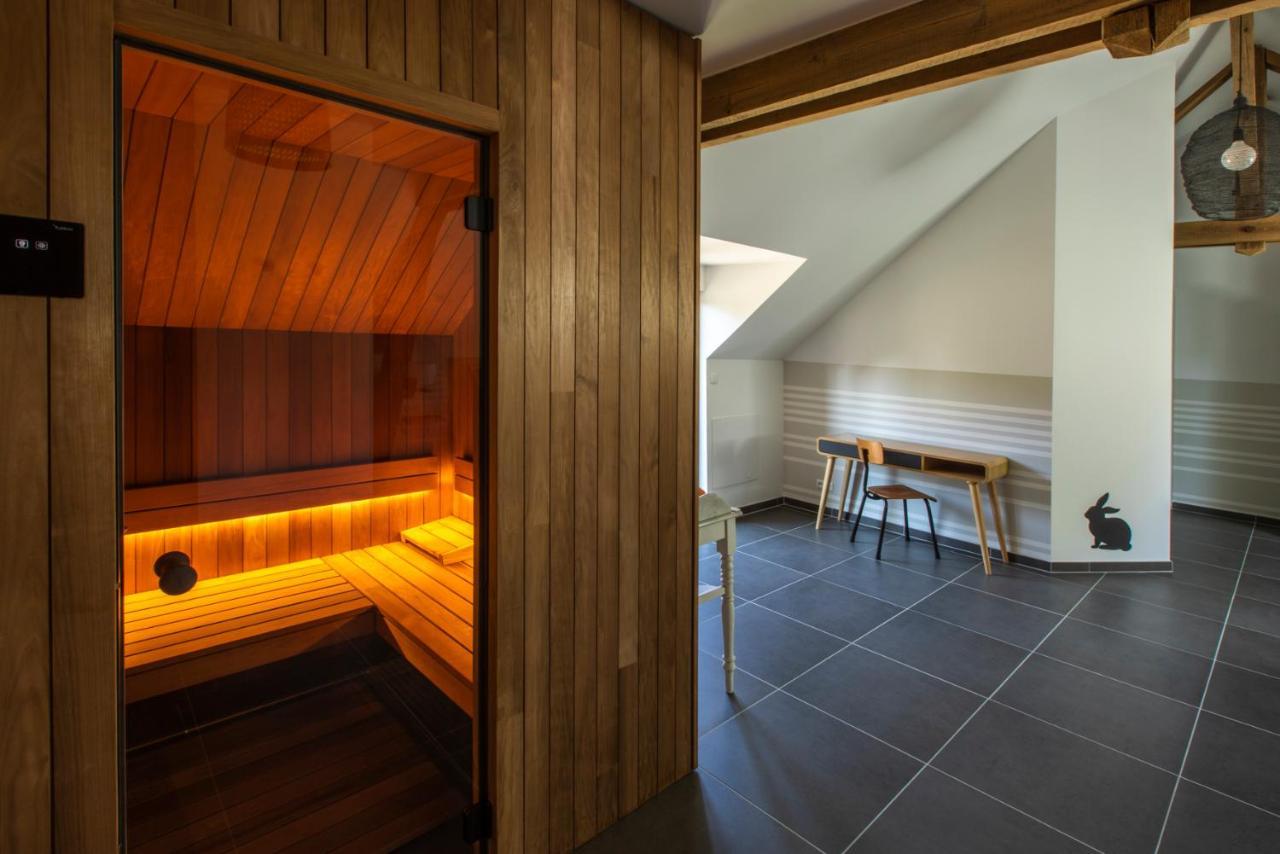 Aux Petits Lapins de Sorval, sauna privé, fitness Selvigny Exterior foto
